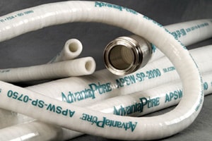 Silicone suction hose for high pressure