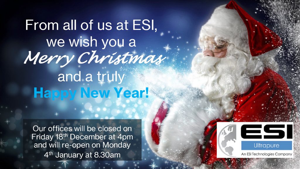 ESI Ultrapure Christmas Message