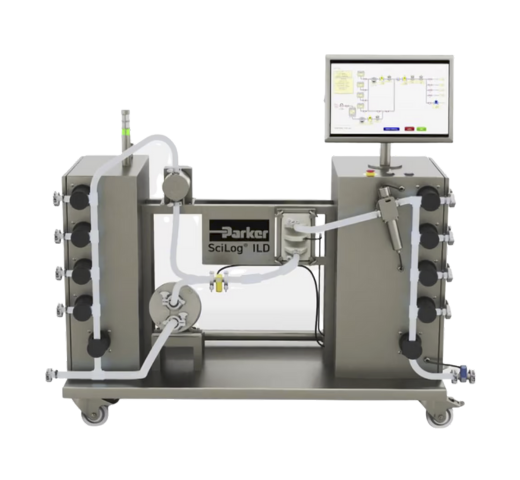 Automated Bioprocessing System for Buffer Production - SciLog Single-Use Inline Dilution (ILD)