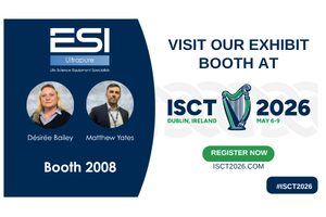 ESI Ultrapure attending ISCT Dublin May 6-9 2026 at booth 2008